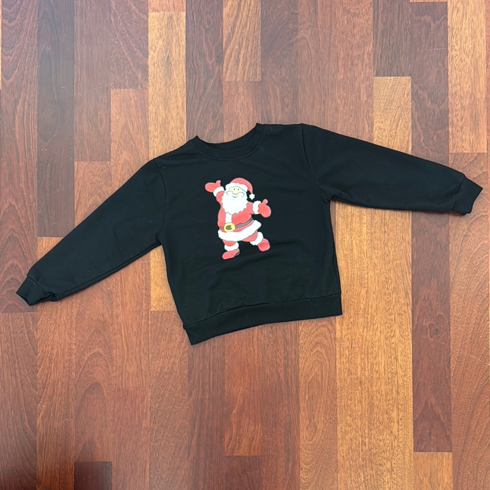 Black Santa Sweatshirt